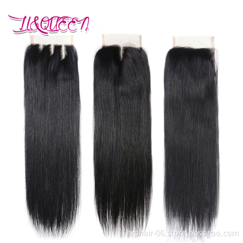100% Virgin natural Black Hair Straight Human Remy Hair Bundles Weave Extensions